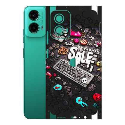 Motorola Phone Skins (All Models) - Gadgets Sale - 3D Embossed Finish (L-50) Motorola Moto G45 (5G)