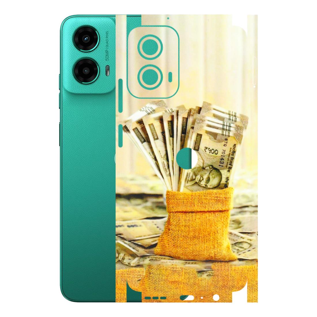 Motorola Phone Skins (All Models) - Show Me The Money - 3D Embossed Finish (L-52) Motorola Moto G45 (5G)