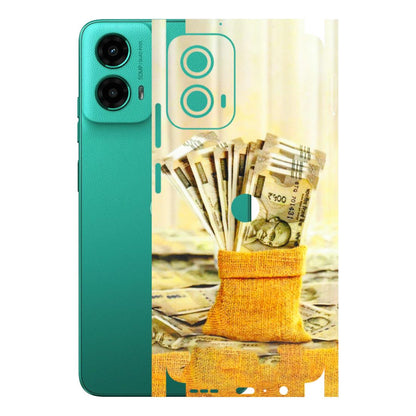 Motorola Phone Skins (All Models) - Show Me The Money - 3D Embossed Finish (L-52) Motorola Moto G45 (5G)