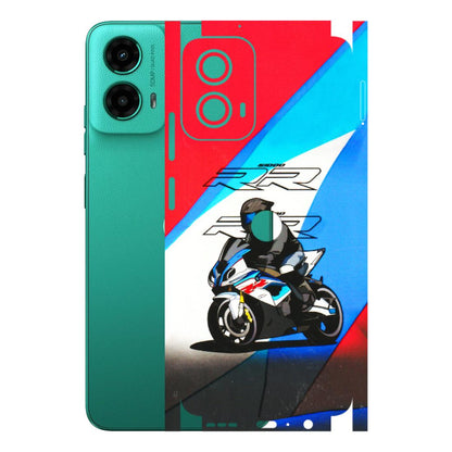 Motorola Phone Skins (All Models) - Bikers Love - 3D Embossed Finish (L-58) Motorola Moto G45 (5G)