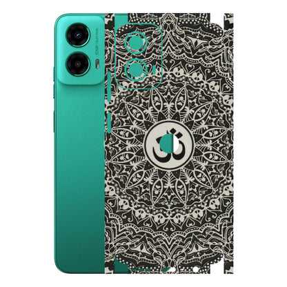 Motorola Phone Skins (All Models) - Aum Elegant Mandala - 3D Embossed Finish (L-62) Motorola Moto G45 (5G)