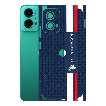 Motorola Phone Skins (All Models) - US POLO Designer Brand - 3D Embossed Finish (L-65) Motorola Moto G45 (5G)