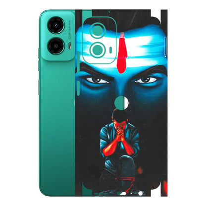 Motorola Phone Skins (All Models) - Mahakal Bhakt - Matte Finish (M-112) Motorola Moto G45 (5G)