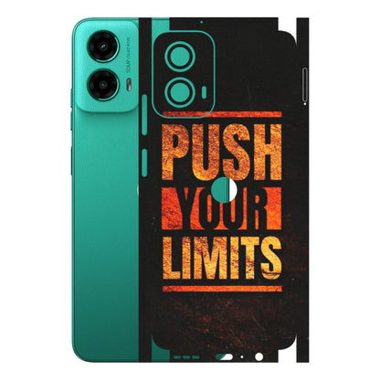 Motorola Phone Skins (All Models) - Push Your Limits - Matte Finish (M-118) Motorola Moto G45 (5G)