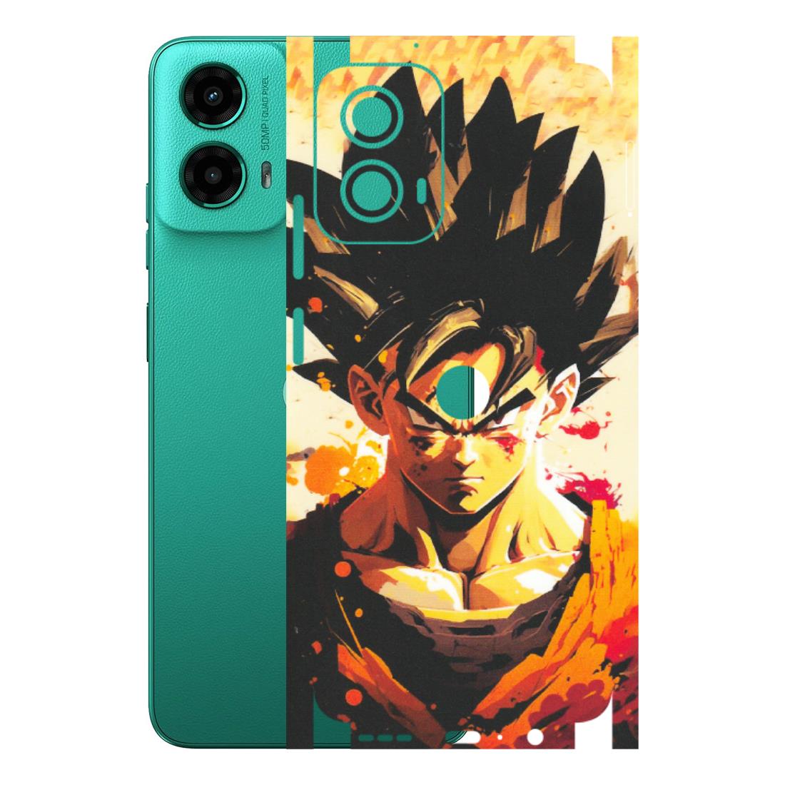 Motorola Phone Skins (All Models) - Angry Goku - Matte Finish (M-12) Motorola Moto G45 (5G)