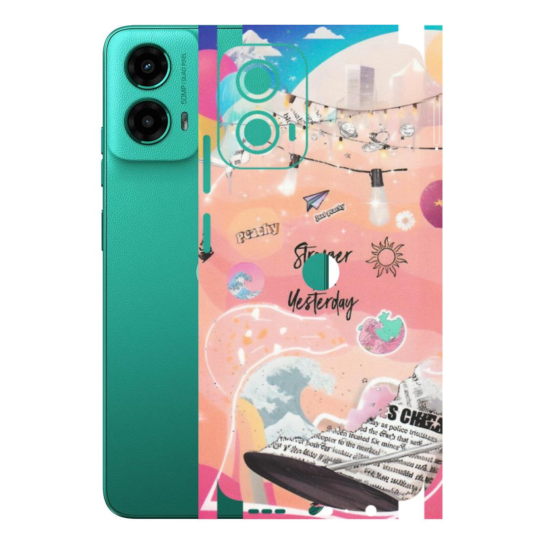 Motorola Phone Skins (All Models) - Stronger Then Yesterday - Matte Finish (M-128) Motorola Moto G45 (5G)