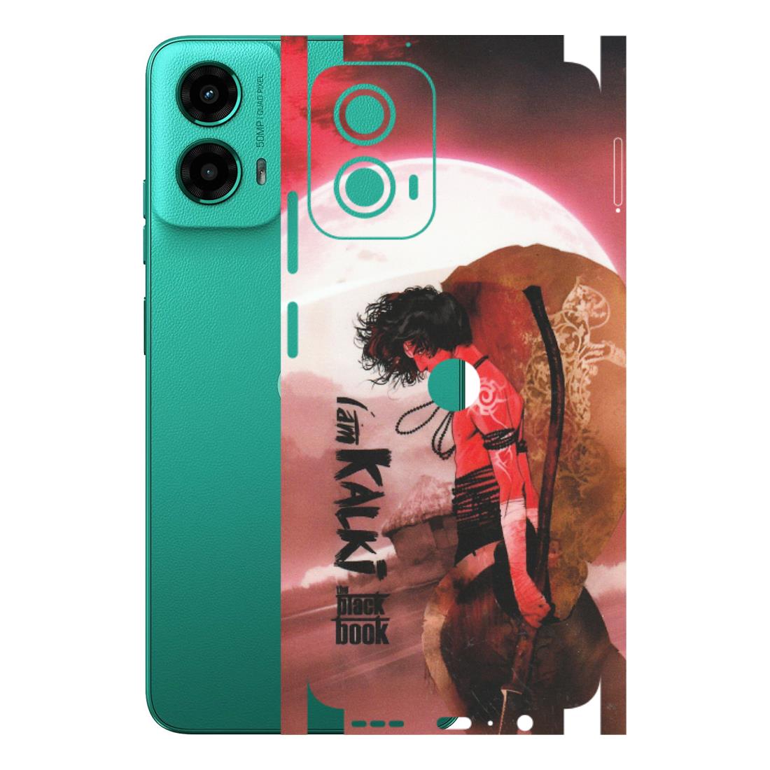 Motorola Phone Skins (All Models) - The Black Book Kalia Anime - Matte Finish (M-129) Motorola Moto G45 (5G)
