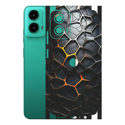 Motorola Phone Skins (All Models) - New Abstract Graphite Tiles - Matte Finish (M-130) Motorola Moto G45 (5G)