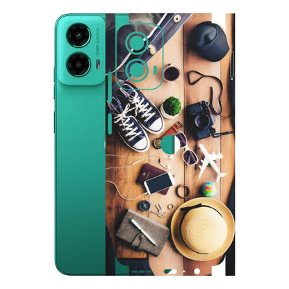 Motorola Phone Skins (All Models) - Travel Wanderlust - Matte Finish (M-133) Motorola Moto G45 (5G)