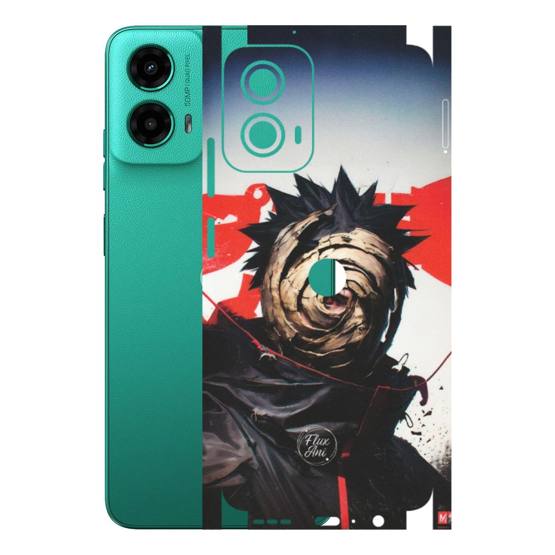 Motorola Phone Skins (All Models) - Obito Uchiha Cool Anime - Matte Finish (M-134) Motorola Moto G45 (5G)