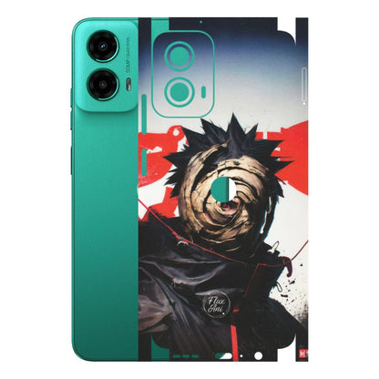 Motorola Phone Skins (All Models) - Obito Uchiha Cool Anime - Matte Finish (M-134) Motorola Moto G45 (5G)