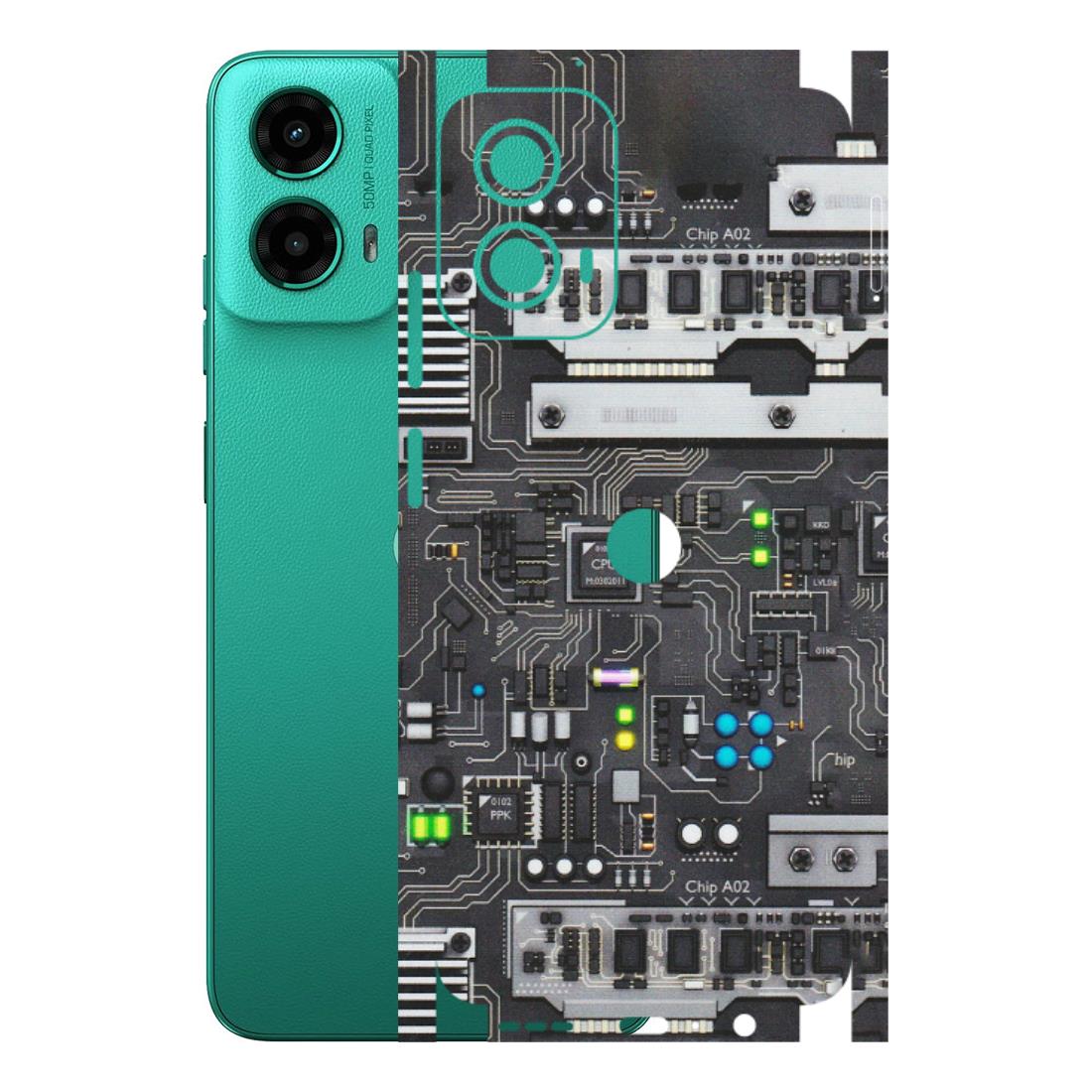 Motorola Phone Skins (All Models) - Motherboard Internals - Matte Finish (M-135) Motorola Moto G45 (5G)