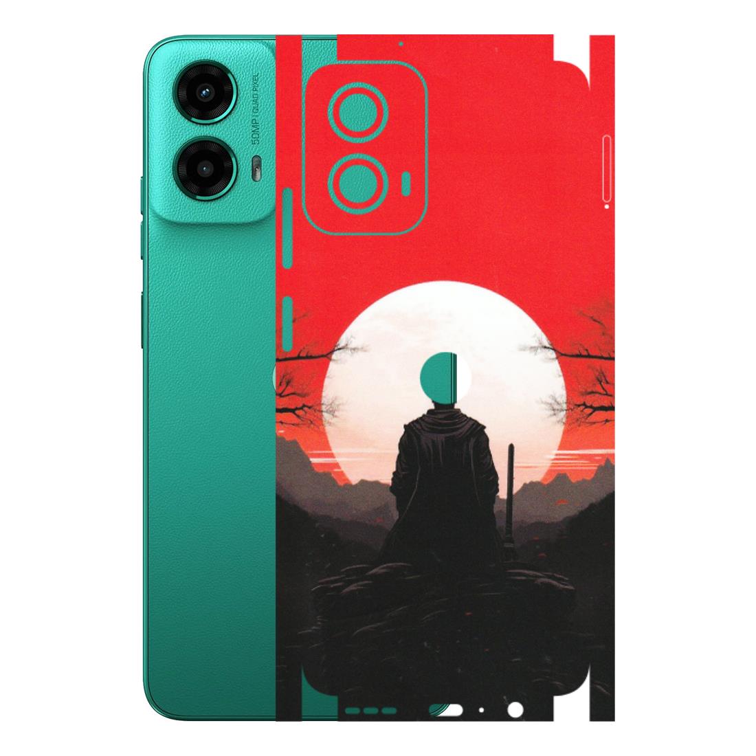 Motorola Phone Skins (All Models) - Samurai Anime - Matte Finish (M-141) Motorola Moto G45 (5G)