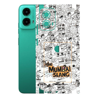 Motorola Phone Skins (All Models) - The Mumbai Slang - Matte Finish (M-142) Motorola Moto G45 (5G)