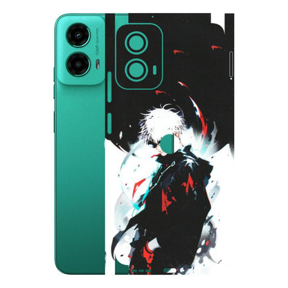 Motorola Phone Skins (All Models) - Gojo Powerful Charater Kaisen Anime - Matte Finish (M-144) Motorola Moto G45 (5G)
