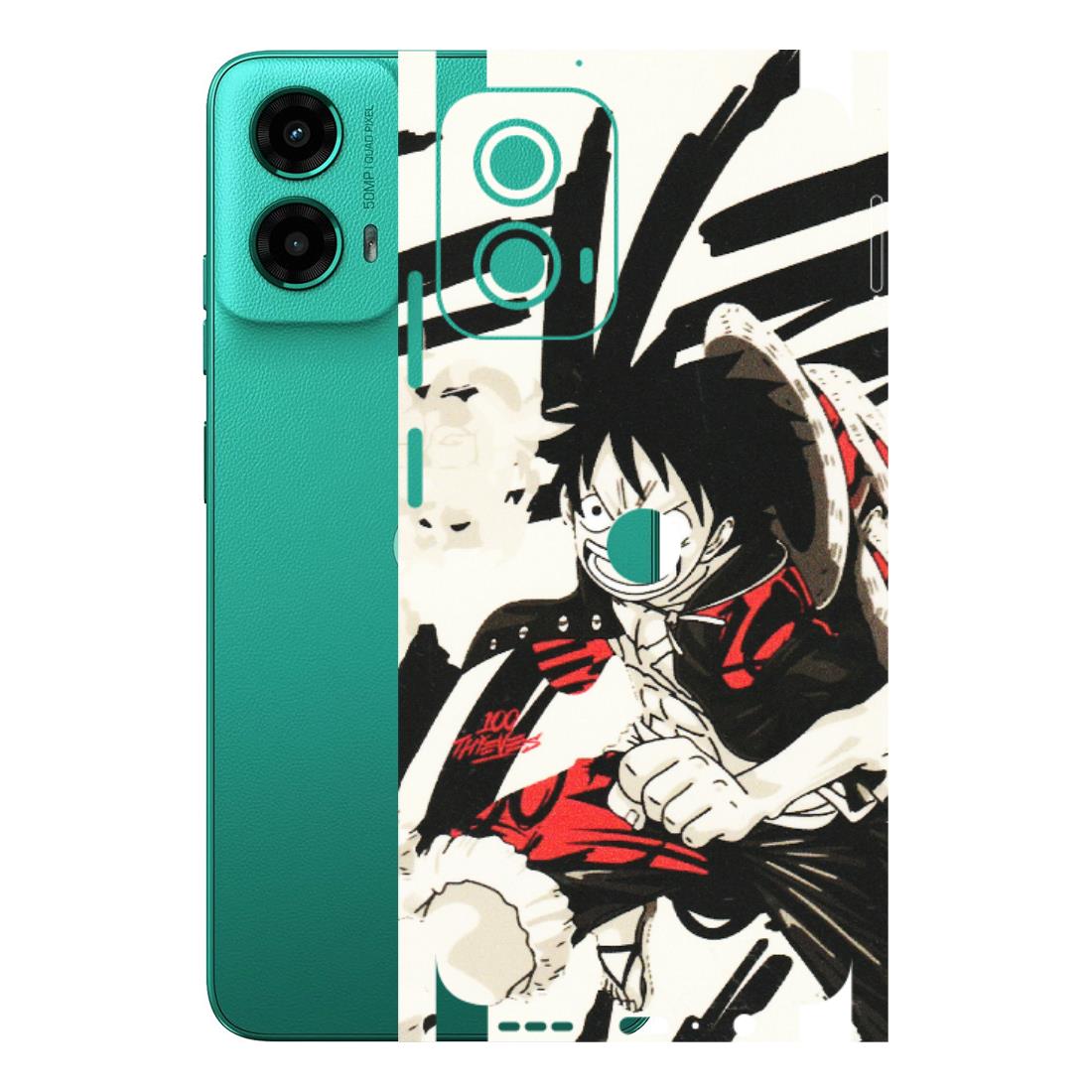Motorola Phone Skins (All Models) - Monkey D.Luffy Manga Anime - Matte Finish (M-145) Motorola Moto G45 (5G)