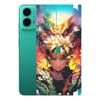Motorola Phone Skins (All Models) - Angry Naruto Anime - Matte Finish (M-148) Motorola Moto G45 (5G)