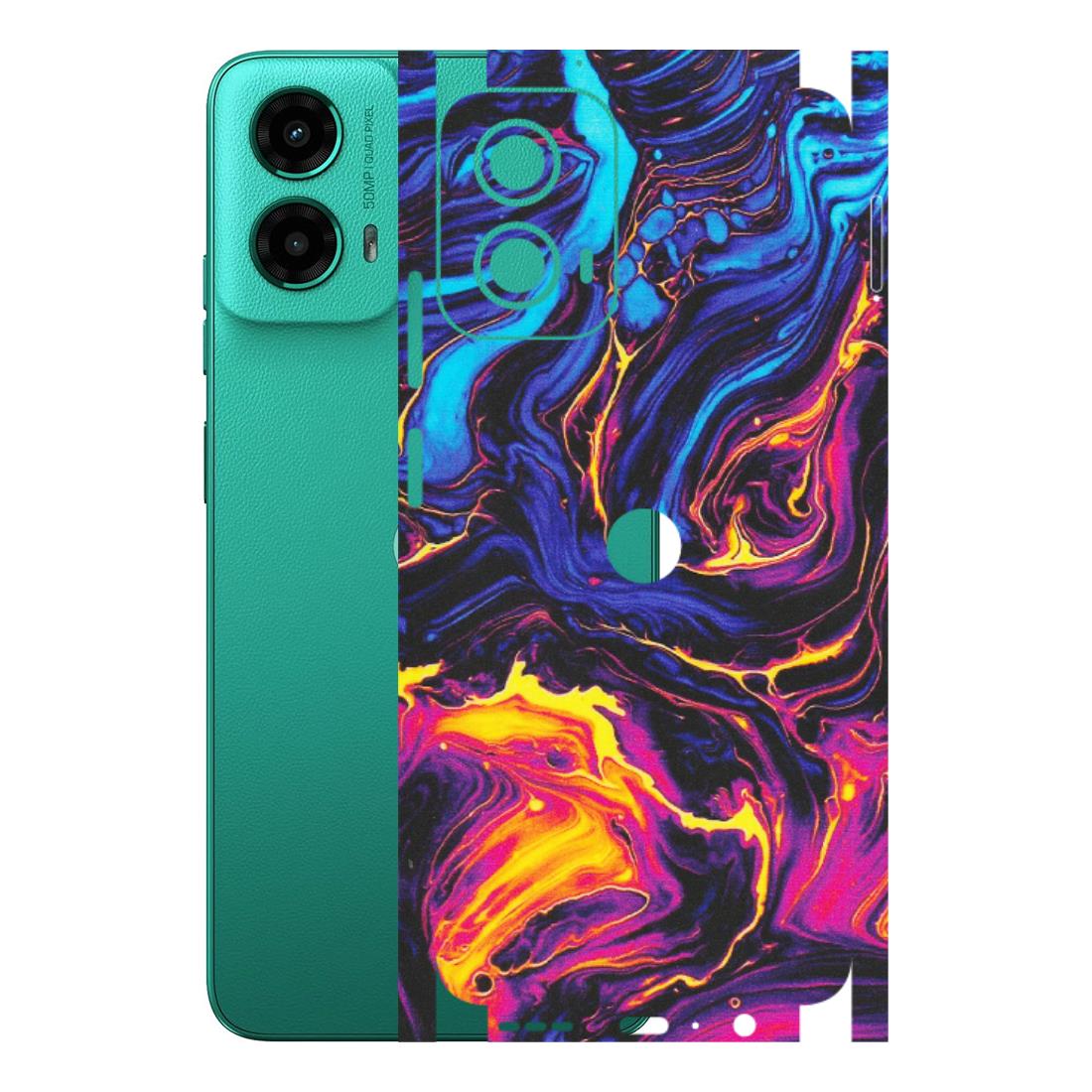 Motorola Phone Skins (All Models) - Abstract Paint Classy - Matte Finish (M-15) Motorola Moto G45 (5G)
