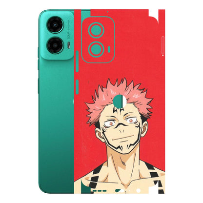 Motorola Phone Skins (All Models) - Ryomen Sukuna Fun Anime - Matte Finish (M-153) Motorola Moto G45 (5G)