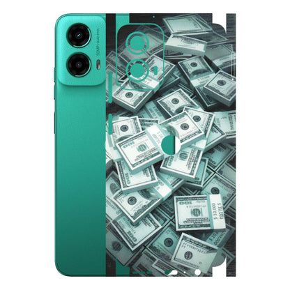 Motorola Phone Skins (All Models) - Hundred Dollar Bill - Matte Finish (M-162) Motorola Moto G45 (5G)