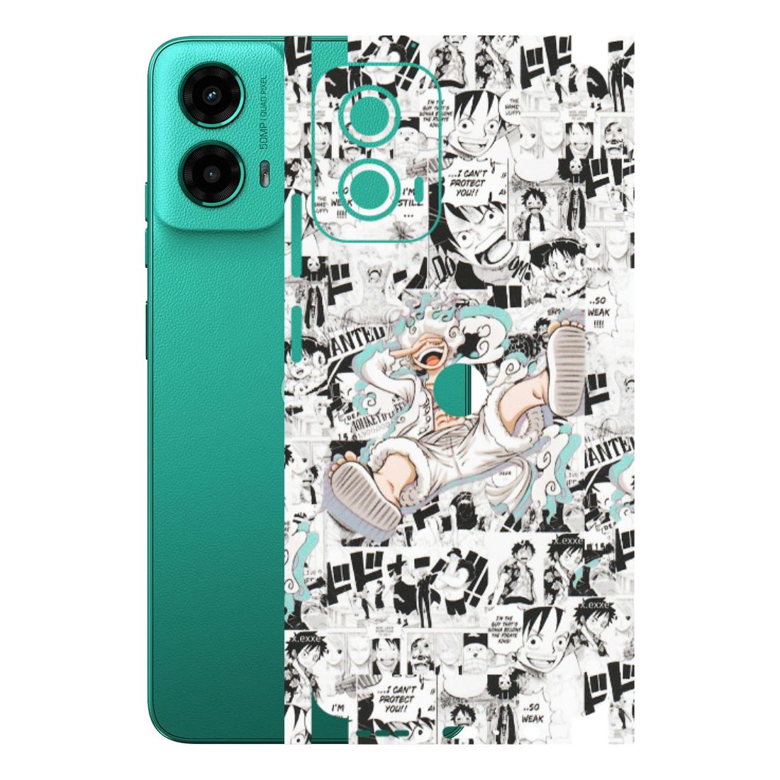Motorola Phone Skins (All Models) - Hi Hello Doodles - Matte Finish (M-25) Motorola Moto G45 (5G)