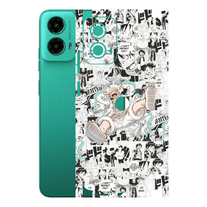 Motorola Phone Skins (All Models) - Hi Hello Doodles - Matte Finish (M-25) Motorola Moto G45 (5G)