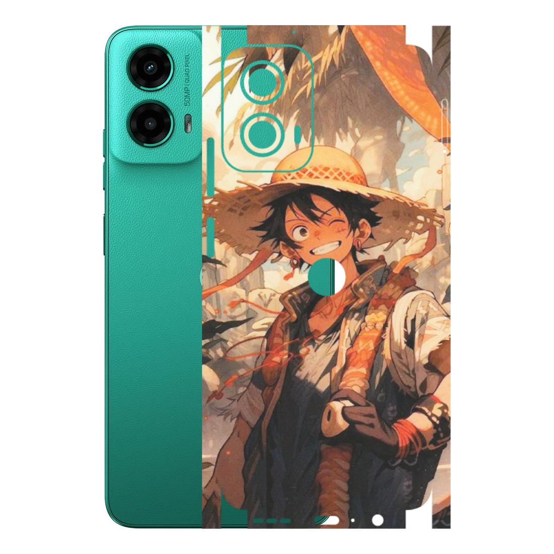 Motorola Phone Skins (All Models) - Anime Character Smile - Matte Finish (M-33) Motorola Moto G45 (5G)