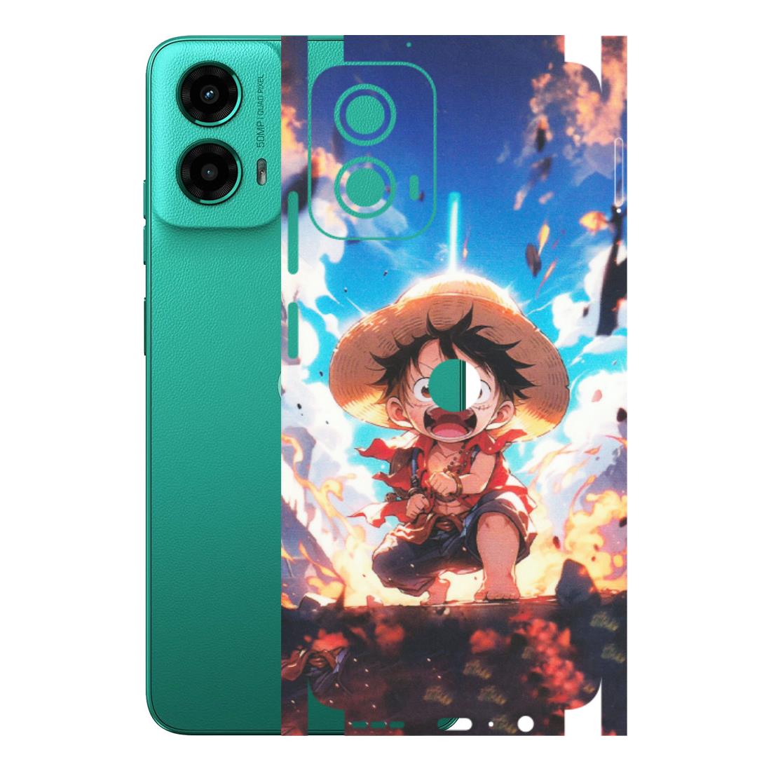 Motorola Phone Skins (All Models) - Toon One Piece Cute Character - Matte Finish (M-35) Motorola Moto G45 (5G)
