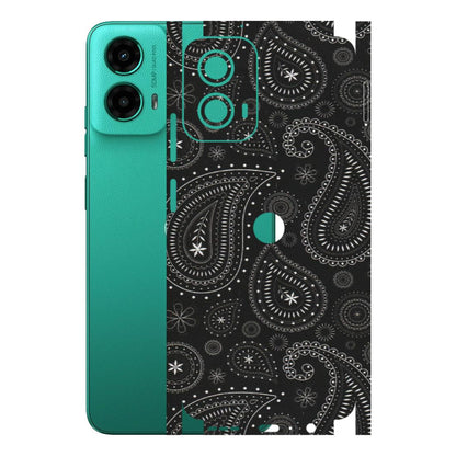 Motorola Phone Skins (All Models) - Black Sober Kerry - Matte Finish (M-37) Motorola Moto G45 (5G)