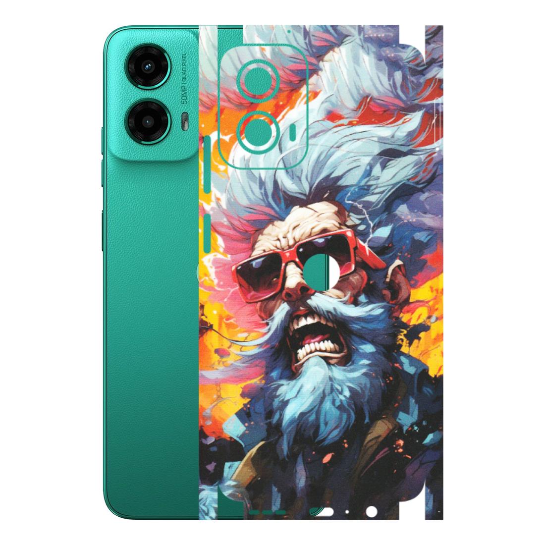 Motorola Phone Skins (All Models) - Daddy Cool Character - Matte Finish (M-43) Motorola Moto G45 (5G)