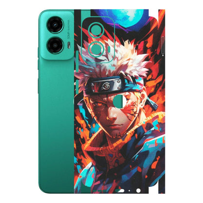 Motorola Phone Skins (All Models) - Anime Ferocious Character - Matte Finish (M-44) Motorola Moto G45 (5G)