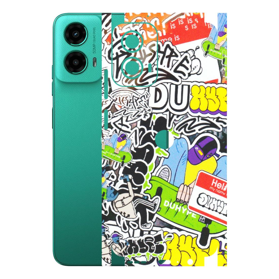 Motorola Phone Skins (All Models) - Dope Graffiti - Matte Finish (M-61) Motorola Moto G45 (5G)