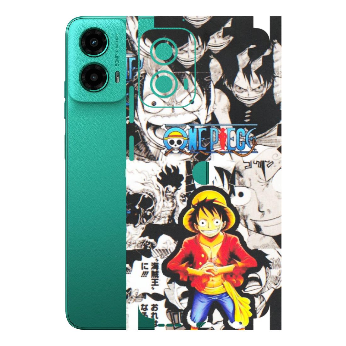Motorola Phone Skins (All Models) - One Piece B&W - Matte Finish (M-63) Motorola Moto G45 (5G)