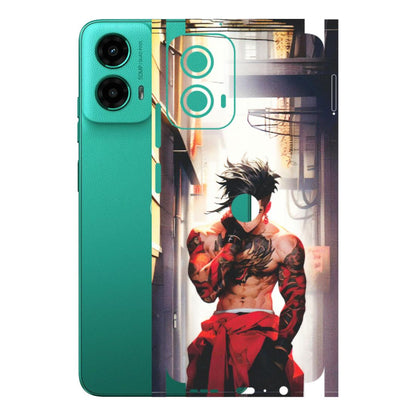 Motorola Phone Skins (All Models) - In the streets of Japan - Matte Finish (M-77) Motorola Moto G45 (5G)