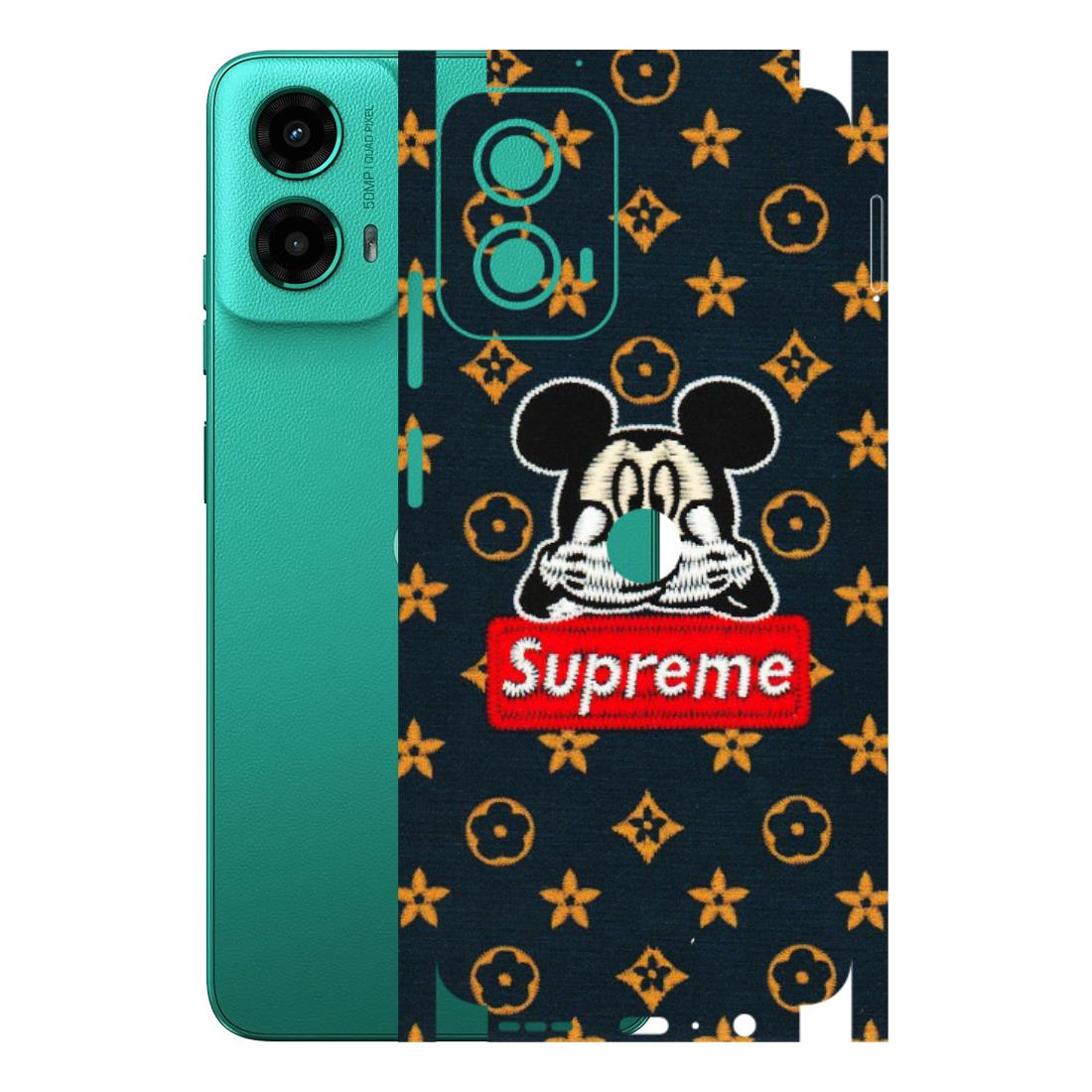 Motorola Phone Skins (All Models) - Mickey Supreme - Matte Finish (M-83) Motorola Moto G45 (5G)