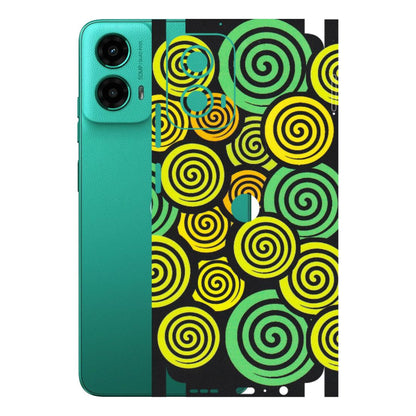 Motorola Phone Skins (All Models) - Crazy Spiral - Matte Finish (M-91) Motorola Moto G45 (5G)
