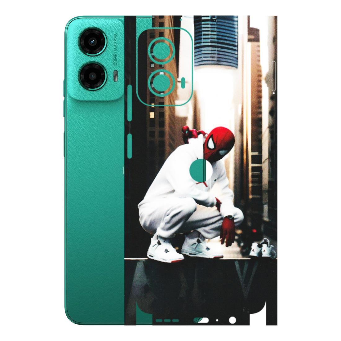 Motorola Phone Skins (All Models) - Sportsman Spider Man - Matte Finish (M-94) Motorola Moto G45 (5G)
