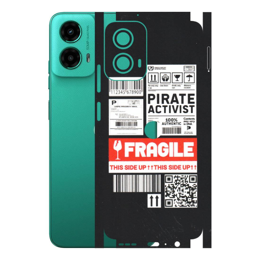 Motorola Phone Skins (All Models) - Handle With Care - Matte Finish (M-99) Motorola Moto G45 (5G)
