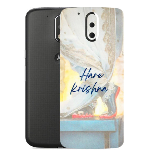 Motorola Phone Skins (All Models) - Hare Krishna - 3D Embossed Finish (L-03) Motorola Moto G4