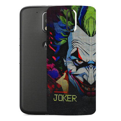 Motorola Phone Skins (All Models) - Joker Dot Matrix - 3D Embossed Finish (L-08) Motorola Moto G4