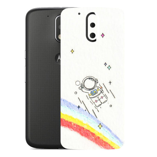 Motorola Phone Skins (All Models) - Milkyway Astronaut - 3D Embossed Finish (L-110) Motorola Moto G4