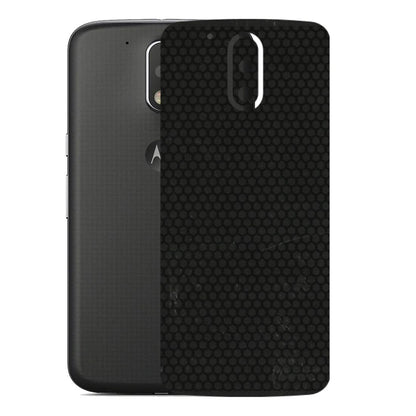 Motorola Phone Skins (All Models) - Black honeycomb - 3D Embossed Finish (L-114) Motorola Moto G4