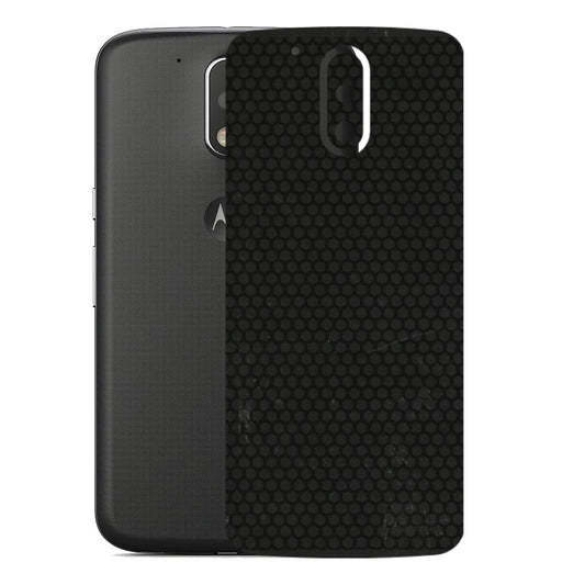 Motorola Phone Skins (All Models) - Black honeycomb - 3D Embossed Finish (L-114) Motorola Moto G4