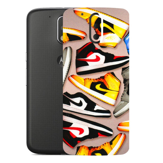 Motorola Phone Skins (All Models) - Sneaker Lover - 3D Embossed Finish (L-135) Motorola Moto G4