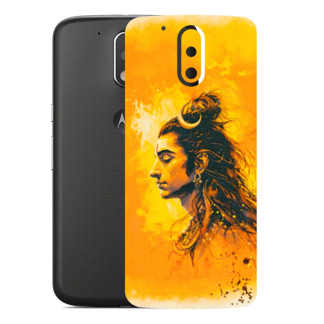 Motorola Phone Skins (All Models) - Shiv Shakti - 3D Embossed Finish (L-14) Motorola Moto G4