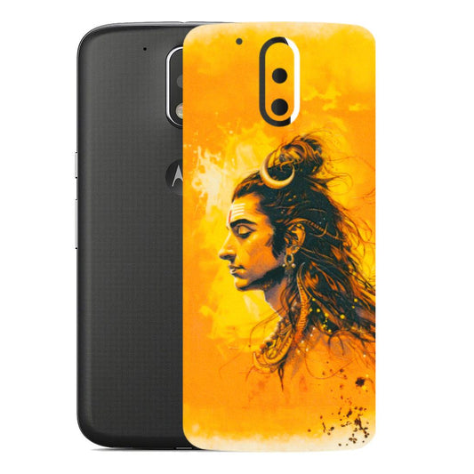 Motorola Phone Skins (All Models) - Shiv Shakti - 3D Embossed Finish (L-14) Motorola Moto G4