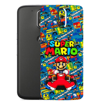 Motorola Phone Skins (All Models) - Super Mario Kart - 3D Embossed Finish (L-140) Motorola Moto G4