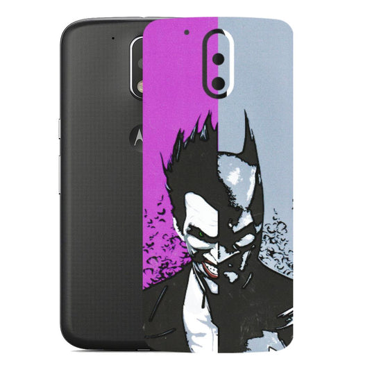 Motorola Phone Skins (All Models) - Batman & Joker - 3D Embossed Finish (L-143) Motorola Moto G4