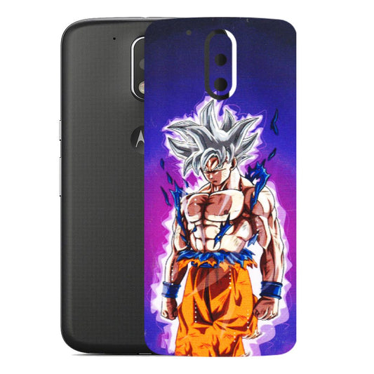 Motorola Phone Skins (All Models) - Goku Purple Anime - 3D Embossed Finish (L-147) Motorola Moto G4