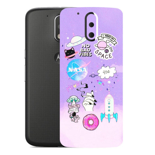 Motorola Phone Skins (All Models) - I Need My Nasa Skin - 3D Embossed Finish (L-149) Motorola Moto G4